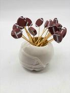 White Football Toothpick Holder | True Fashionistas.