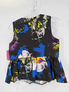 Pre-Owned Milly Black Size 14 Tank Top | True Fashionistas.