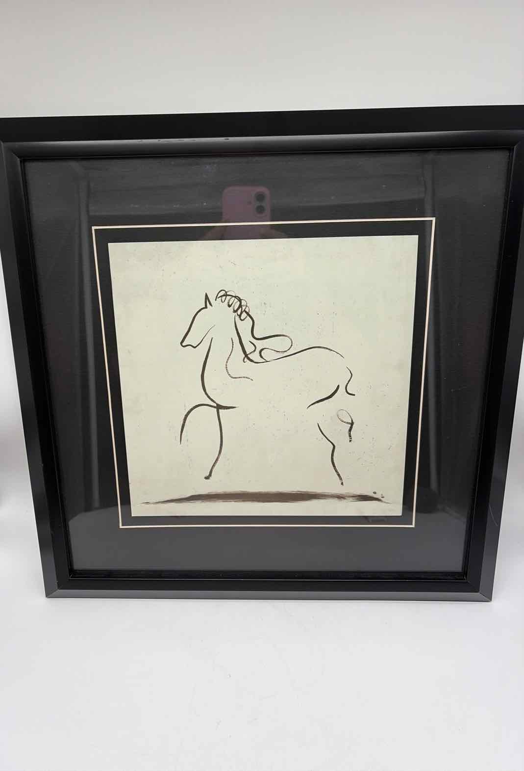 Black & White Horse Sketch Art Work | True Fashionistas.