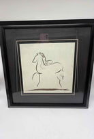 Black & White Horse Sketch Art Work | True Fashionistas.