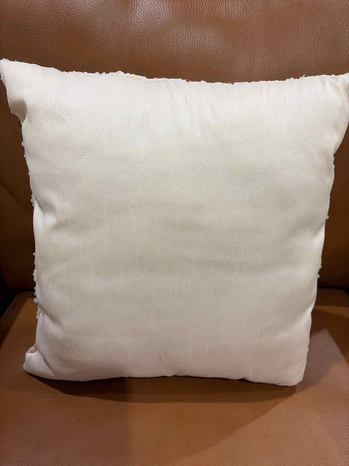 White Sequin Pillow | True Fashionistas.