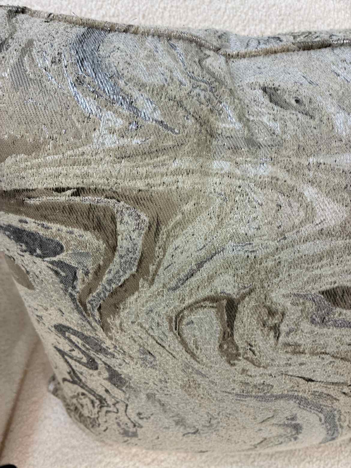 Callisto Gray Fabric Pillow | True Fashionistas.