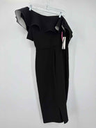 Pre-Owned AIDA Black Size 12 Short Sleeveless Dress | True Fashionistas.