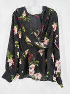 Pre-Owned Pleione Black Size XL Blouse | True Fashionistas.