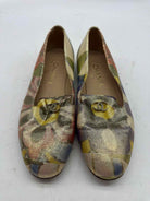 Pre-Owned Chanel Gold Size 5.5 Lurex Loafer Flats | True Fashionistas.