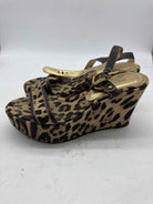 Pre-Owned Dolce & Gabbana Tan Size 7.5 Wedge Heels | True Fashionistas.