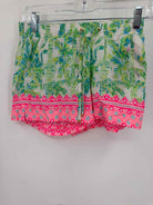 Pre-Owned Lilly Pulitzer Green Size XXS Printed Shorts | True Fashionistas.