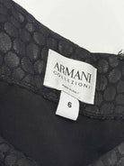 Pre-Owned Armani Collezioni Black Size 6 Short Sleeveless Dress | True Fashionistas.