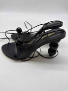 Pre-Owned Cult Gaia Black Size 36.5 Strappy Heels | True Fashionistas.