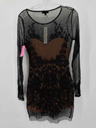 Pre-Owned For Love & Lemons Black Size XS Lace Cocktail Short Long Sleeve Dress | True Fashionistas.