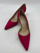 Pre-Owned Manolo Blahnik Pink Size 7.5 D'orsay Heels | True Fashionistas.