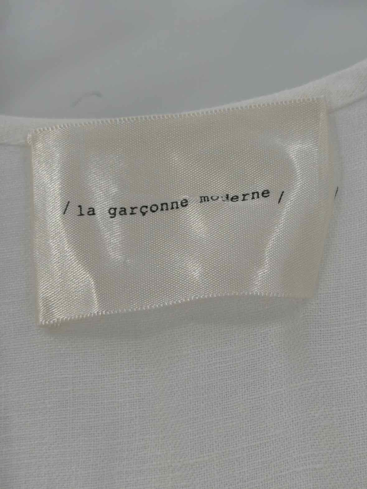 Pre-Owned La Garconne Moderne White Size XS Linen Long Sleeveless Dress | True Fashionistas.