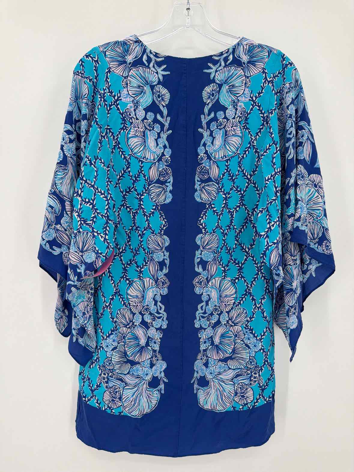 Pre-Owned Lilly Pulitzer Blue Size 00 Short Long Sleeve Dress | True Fashionistas.