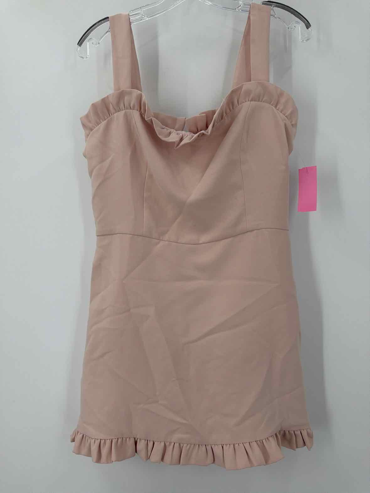 Pre-Owned Amanda Uprichard Pink Size Medium Short Sleeveless Dress | True Fashionistas.