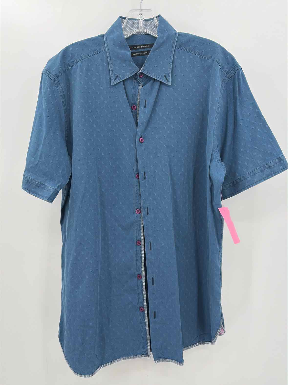 Hammer Made Blue Size Large Men's Button Down | True Fashionistas.