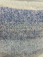 Blue & Cream Stripe Pillow | True Fashionistas.