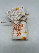 White Candy Corn Halloween Flour Sack Towel | True Fashionistas.