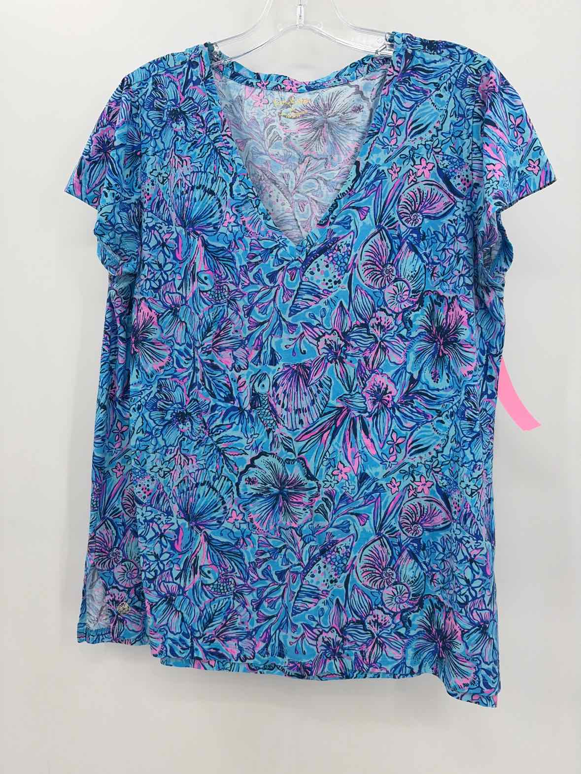 Lilly Pulitzer Blue Size Medium T-shirt | True Fashionistas.