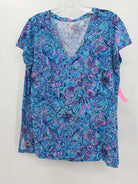 Lilly Pulitzer Blue Size Medium T-shirt | True Fashionistas.