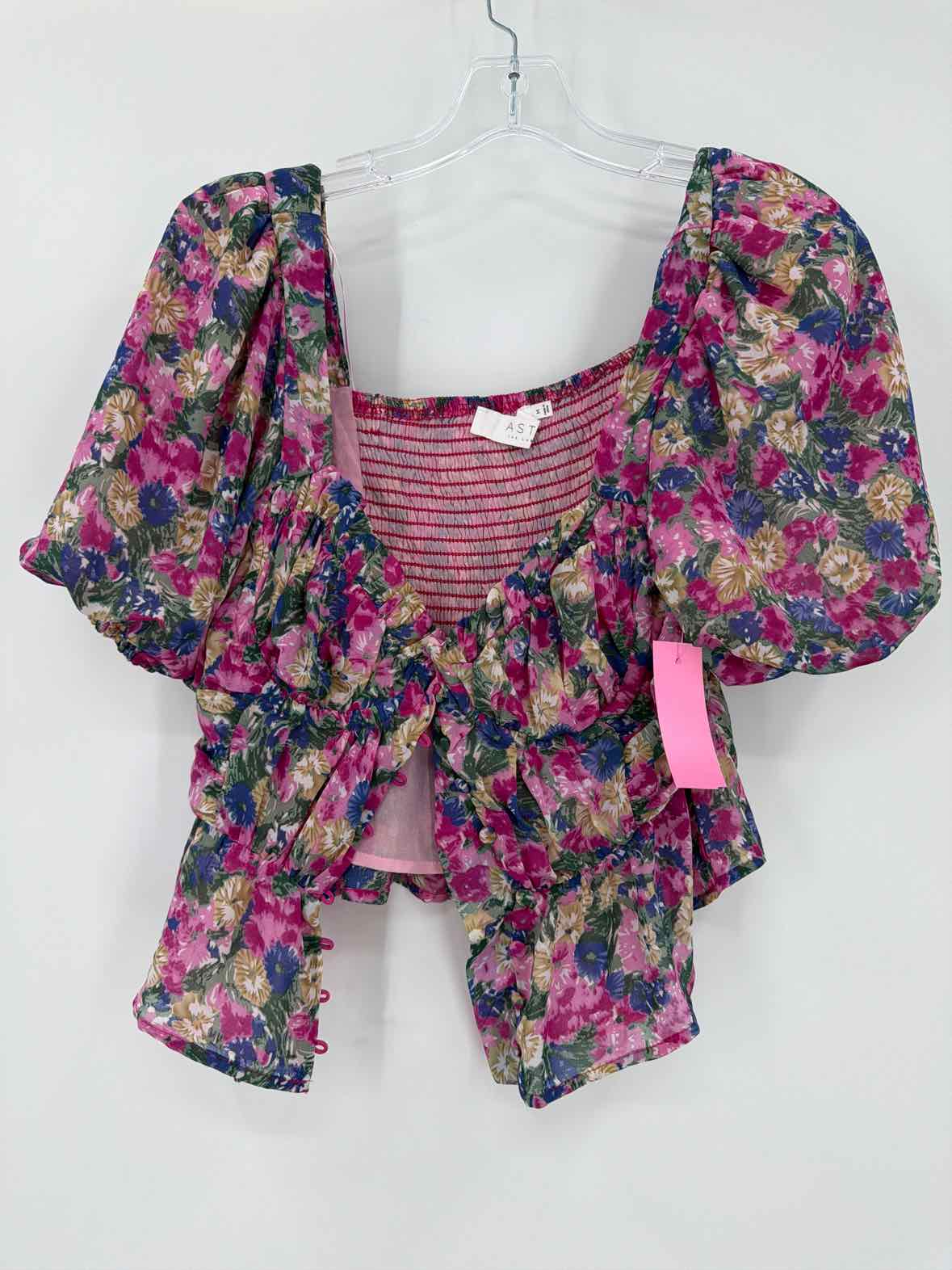 Pre-Owned ASTR Purple Size Medium Blouse | True Fashionistas.