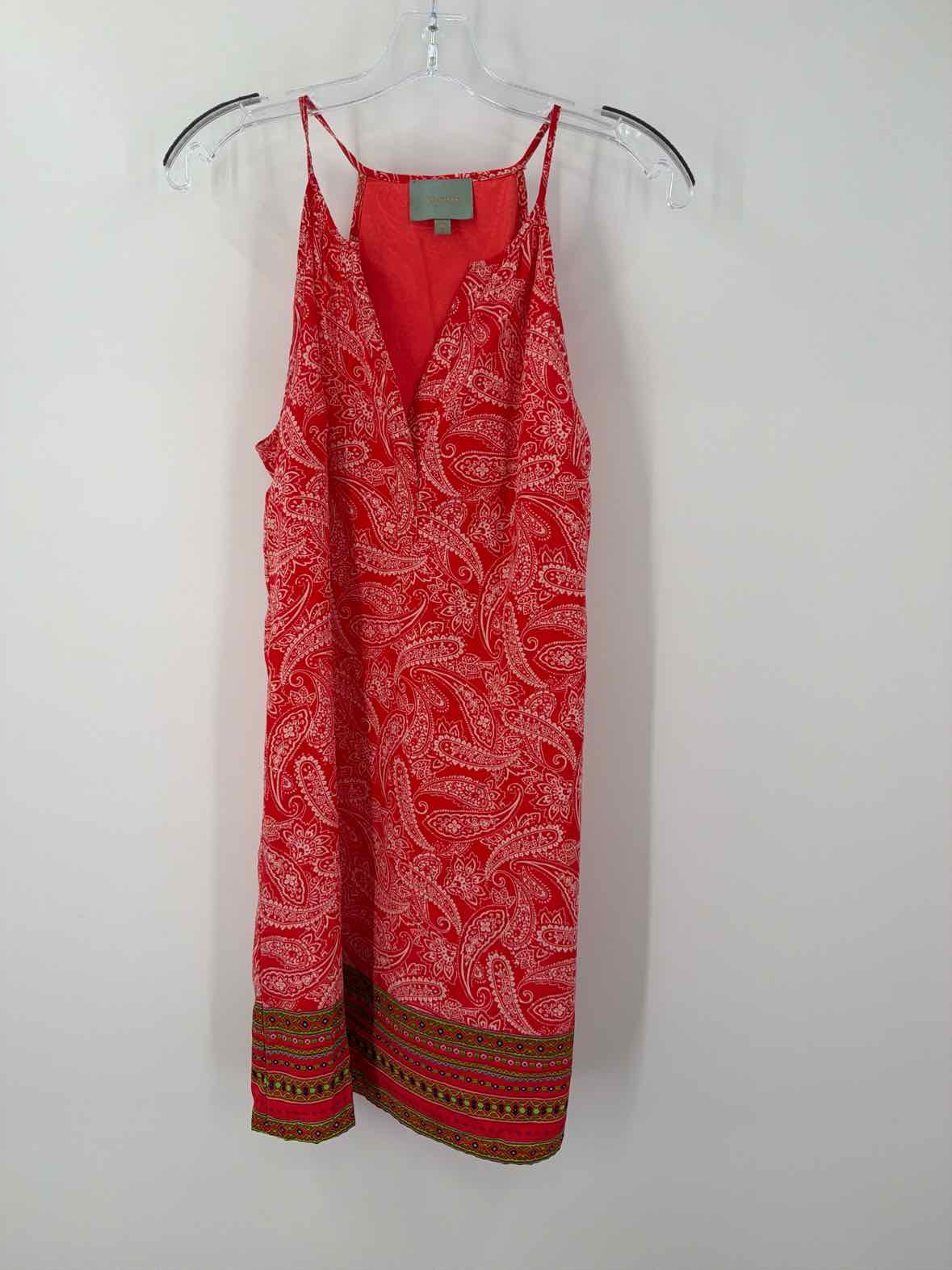 Pre-Owned Skies Are Blue Red Size Small Short Long Sleeve Dress | True Fashionistas.