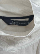 Pre-Owned Zara Silver Size XL Tank Top | True Fashionistas.