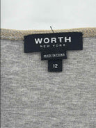 Pre-Owned Worth Gold Size 12 Knit Short Sleeveless Dress | True Fashionistas.