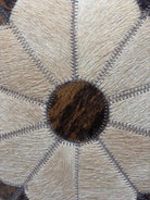 Brown & Black Faux Fur & Leather Pillow | True Fashionistas.