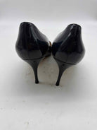 Pre-Owned Manolo Blahnik Navy Size 10 Patent Leather Pump Heels | True Fashionistas.
