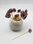 White Football Toothpick Holder | True Fashionistas.