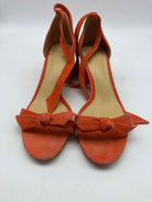 Pre-Owned Alexander Bernard Orange Size 38 Block Heels | True Fashionistas.