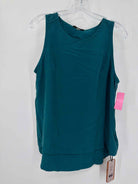 Pre-Owned The Eight Senses Blue Size Large Tank Top | True Fashionistas.