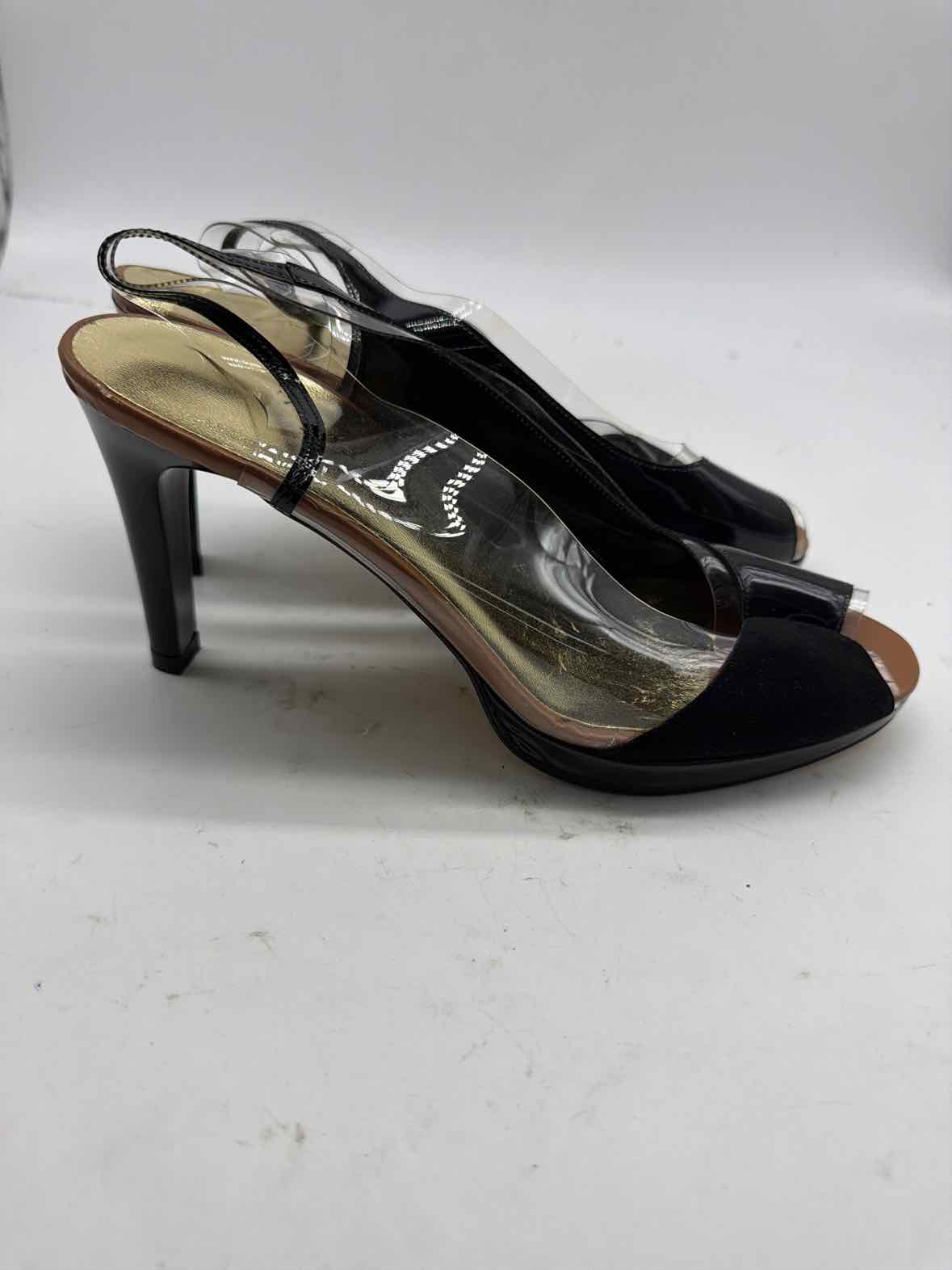 Pre-Owned Marilyn's Black Size 6.5 Slingback Heels | True Fashionistas.