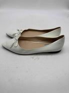 Pre-Owned Prada White Size 38.5 Slip On Flats | True Fashionistas.