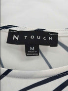Pre-Owned N Touch White Size Medium Blouse | True Fashionistas.