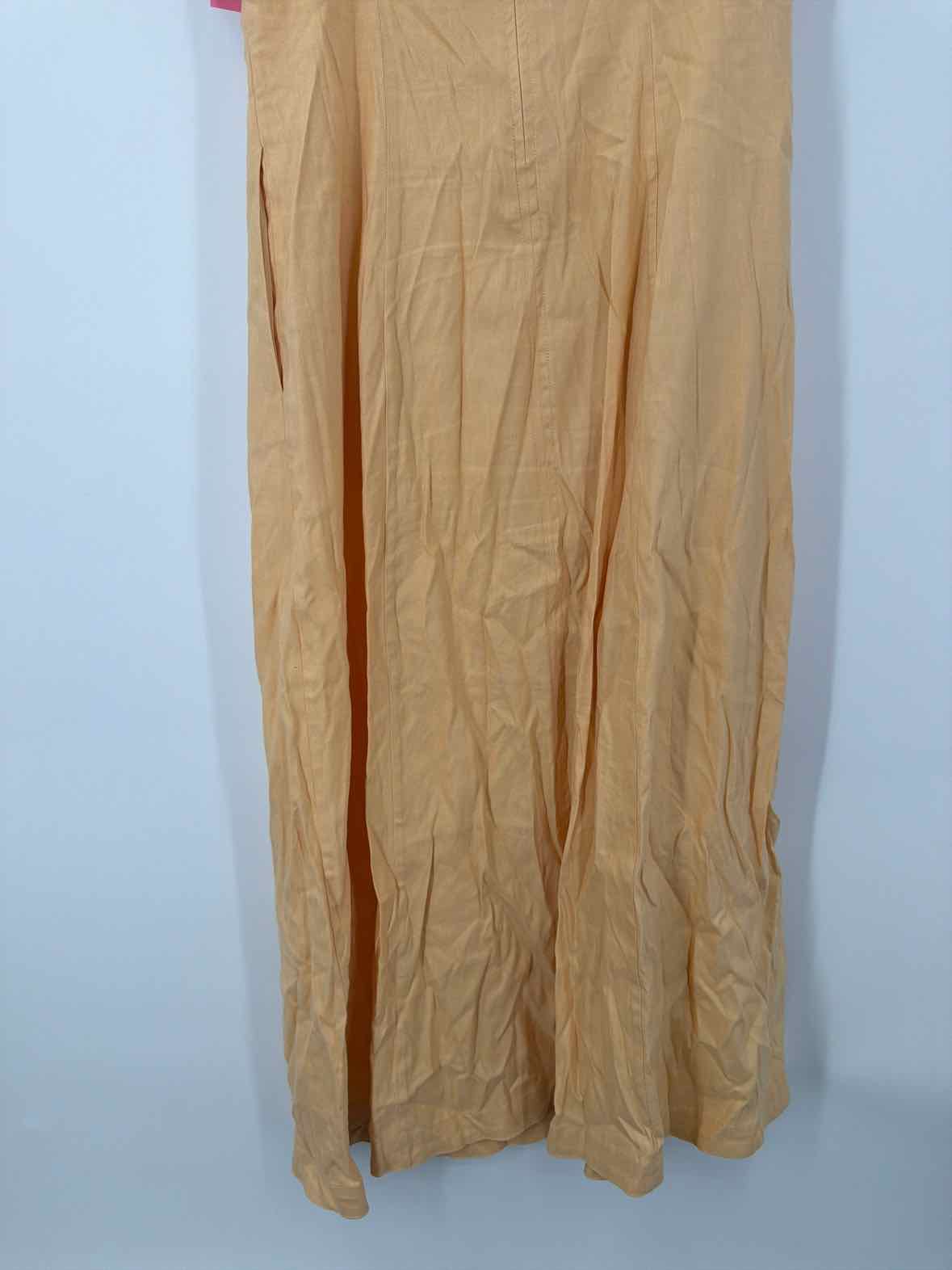 Pre-Owned Club Monaco Yellow Size 8 Long Short Sleeve Dress | True Fashionistas.