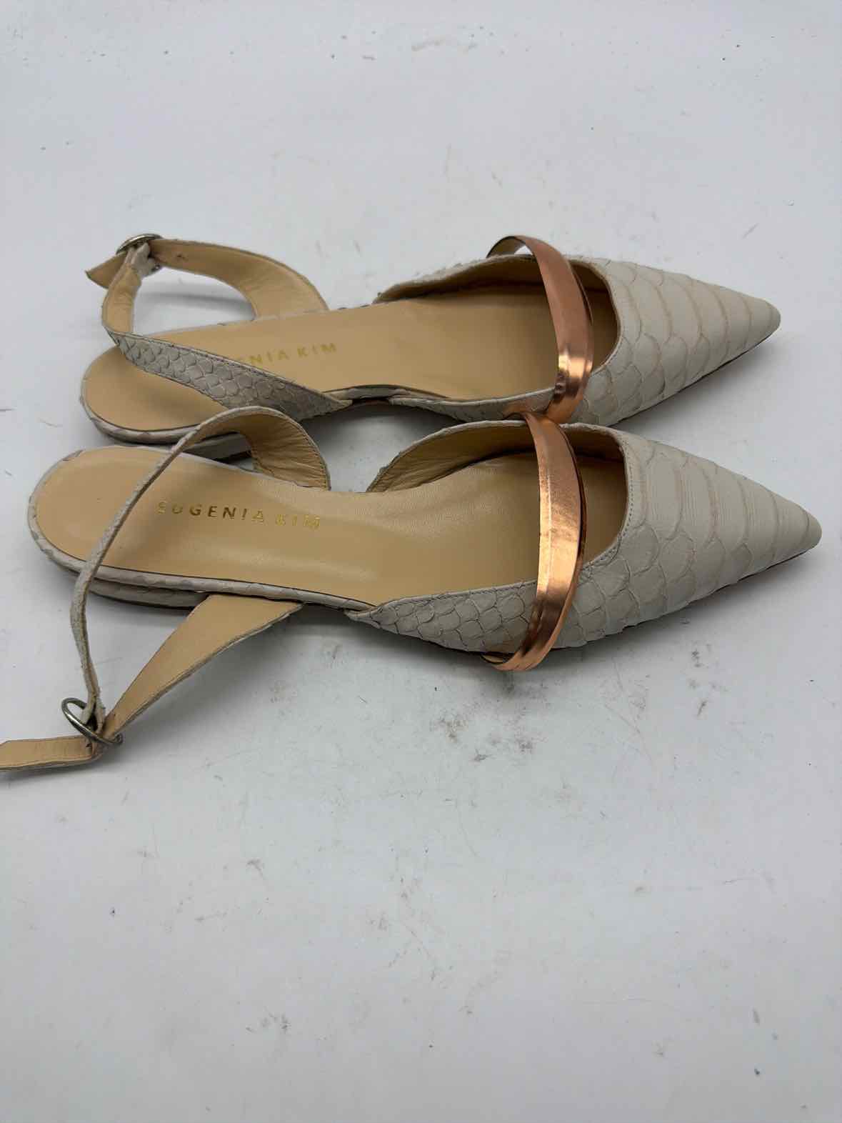 Pre-Owned Eugenia Kim Ivory Size 39 Slingback Sandals | True Fashionistas.