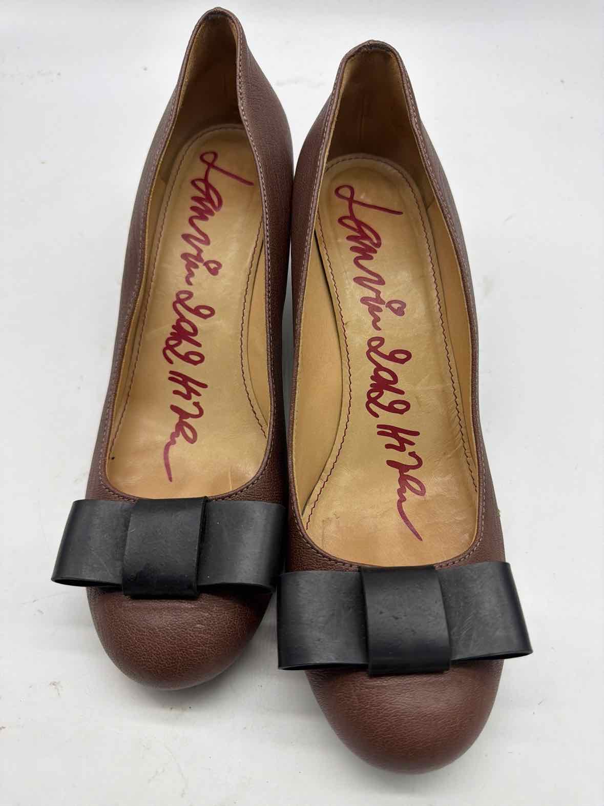 Pre-Owned Lanvin Brown Size 12 Block Heels | True Fashionistas.