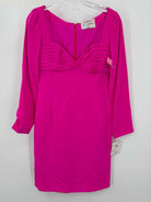 Pre-Owned Eric Gaskins Pink Size 6 Cocktail Short Long Sleeve Dress | True Fashionistas.
