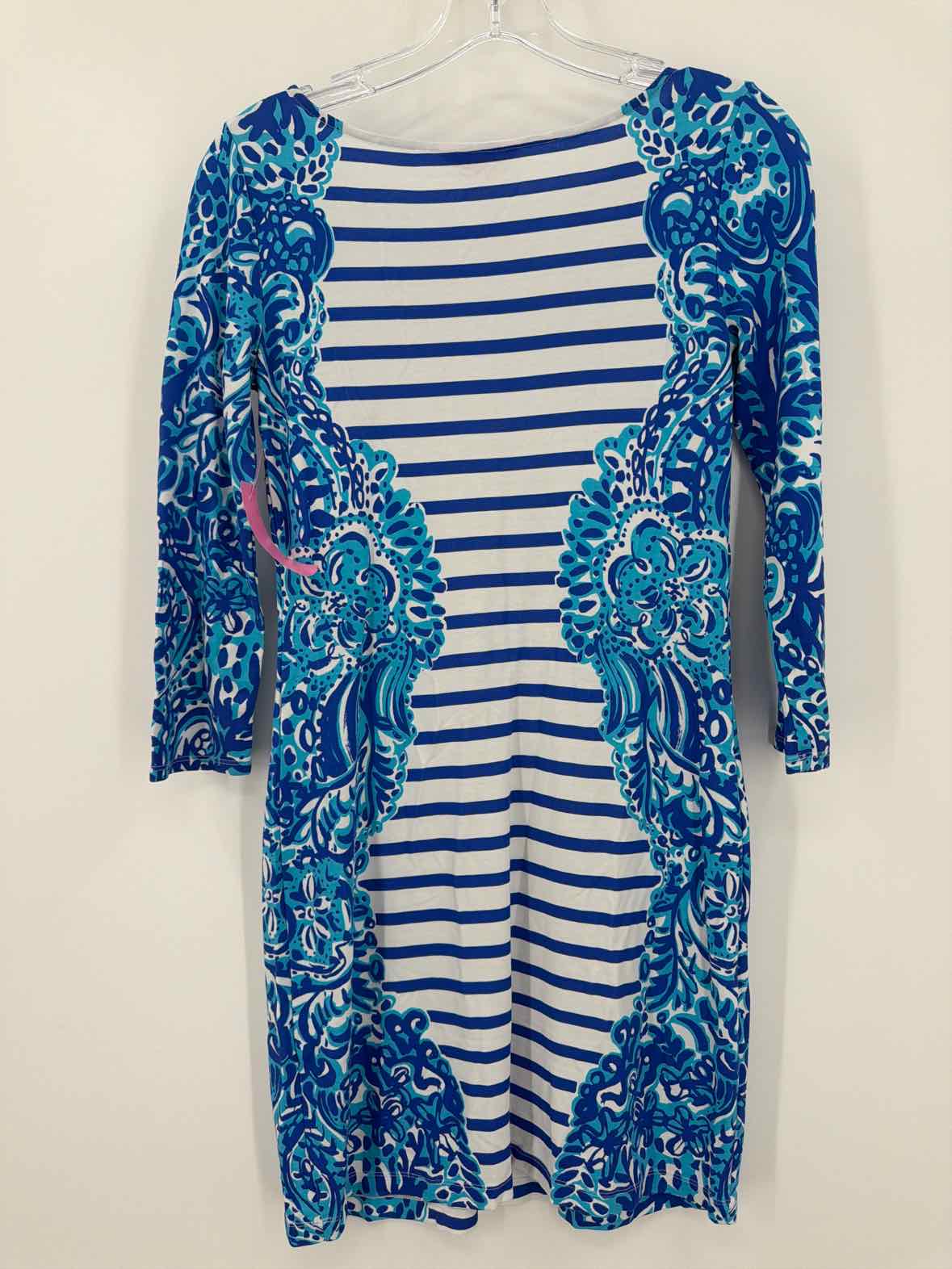 Pre-Owned Lilly Pulitzer Blue Size XS Short Long Sleeve Dress | True Fashionistas.