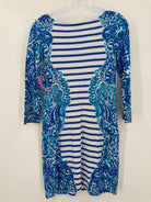 Pre-Owned Lilly Pulitzer Blue Size XS Short Long Sleeve Dress | True Fashionistas.
