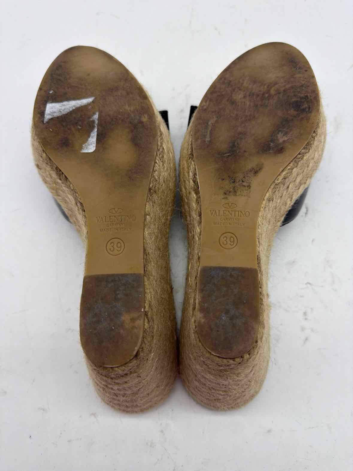 Pre-Owned Valentino Barely There Size 9 Wedge Heels | True Fashionistas.