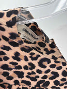 Pre-Owned Zadig & Voltaire Tan Size XS Leopard Short Long Sleeve Dress | True Fashionistas.