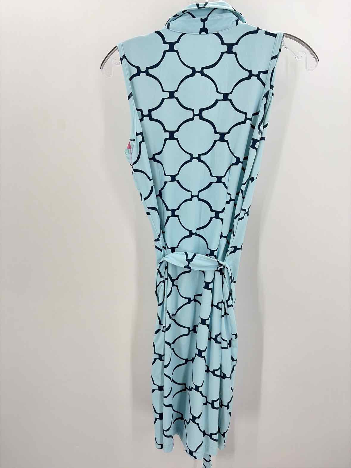 J Mclaughlin Blue Size XS Knee Length Sleeveless Dress | True Fashionistas.