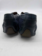 Pre-Owned Moreschi Navy 8.5 Slip On Men's Dress Shoes | True Fashionistas.