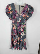 Pre-Owned PatBO Grey Size 4 Short Short Sleeve Dress | True Fashionistas.