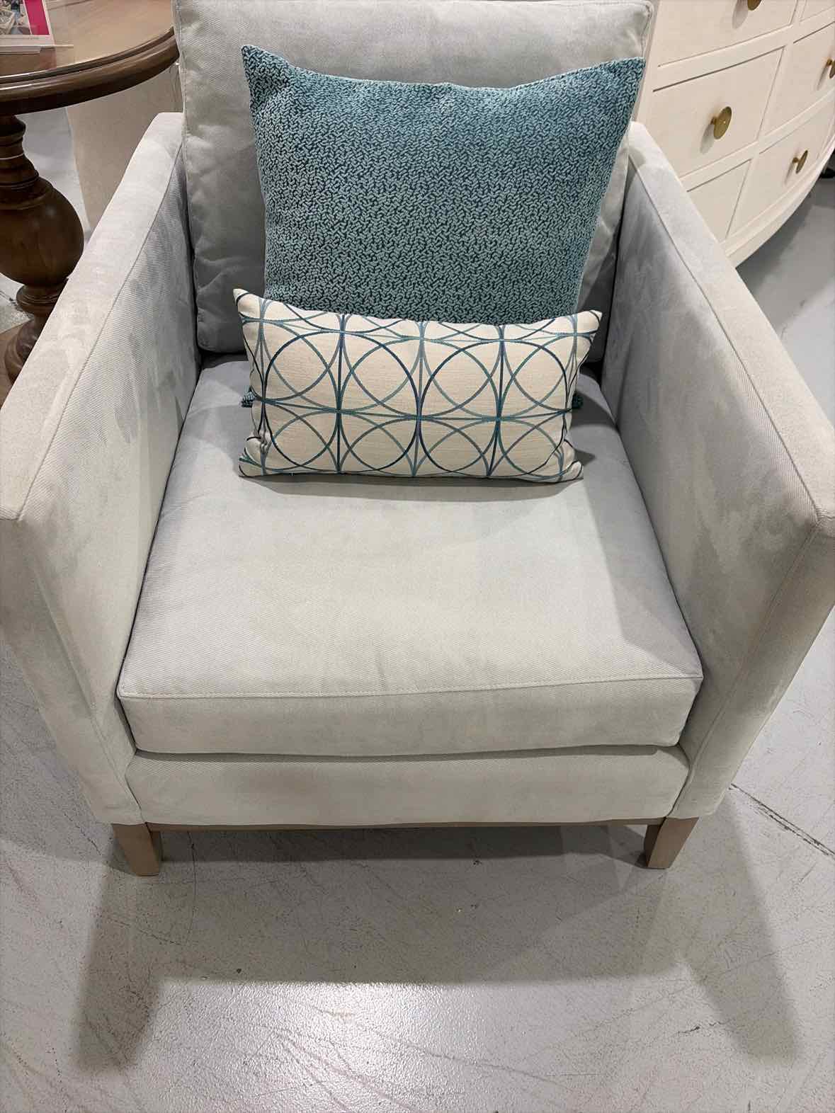 McCreary Modern Blue Fabric Living Room Chair | True Fashionistas.