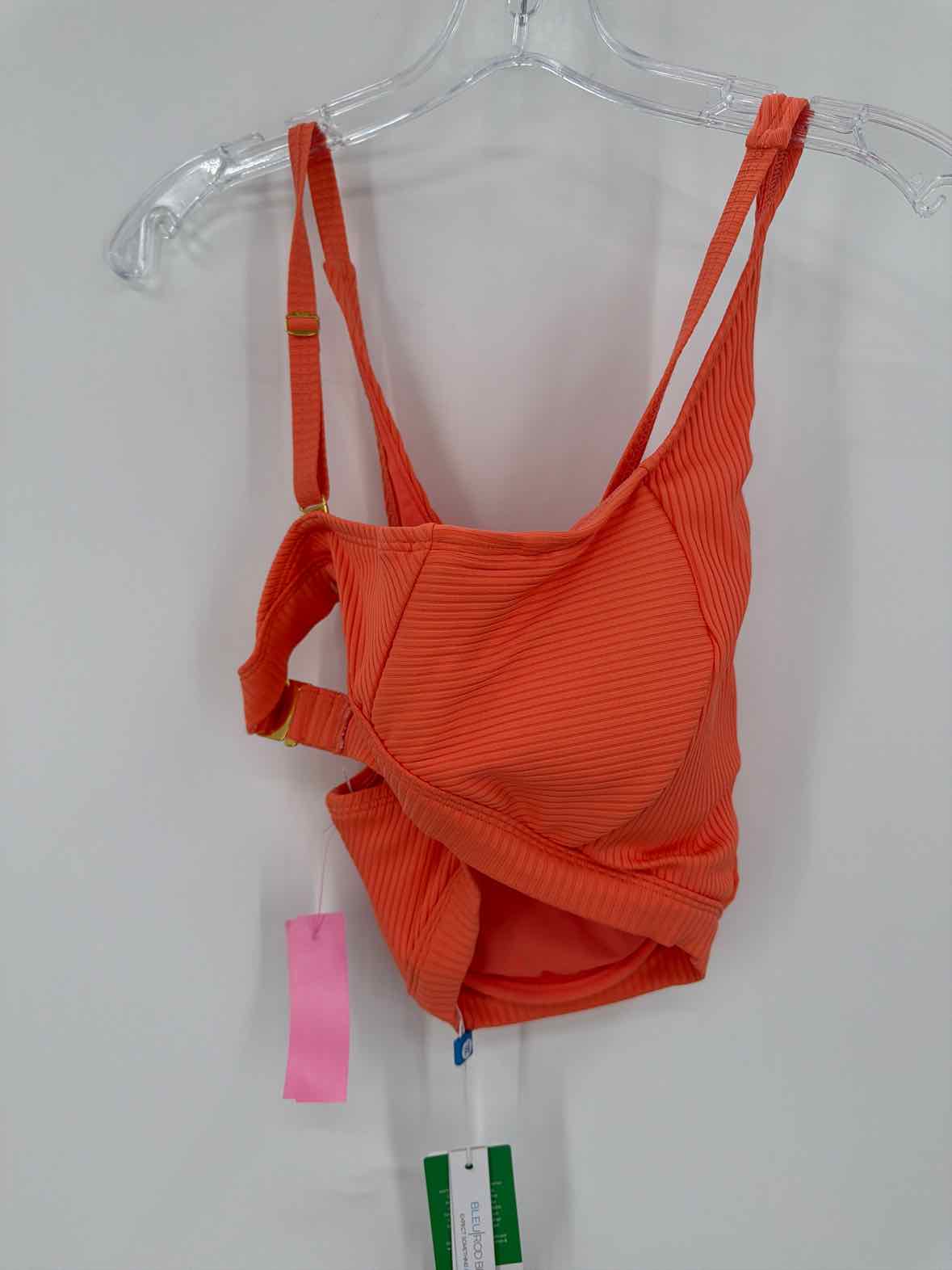 Pre-Owned Bleu Rod Beattie Orange Size 40D Bikini Top | True Fashionistas.