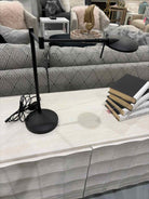 Black Metal Swing Arm  Accent Lamp | True Fashionistas.