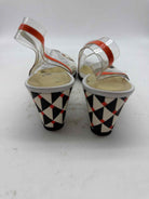 Pre-Owned Marilyn's by Botegga23 Clear Size 6.5 Slingback Heels | True Fashionistas.
